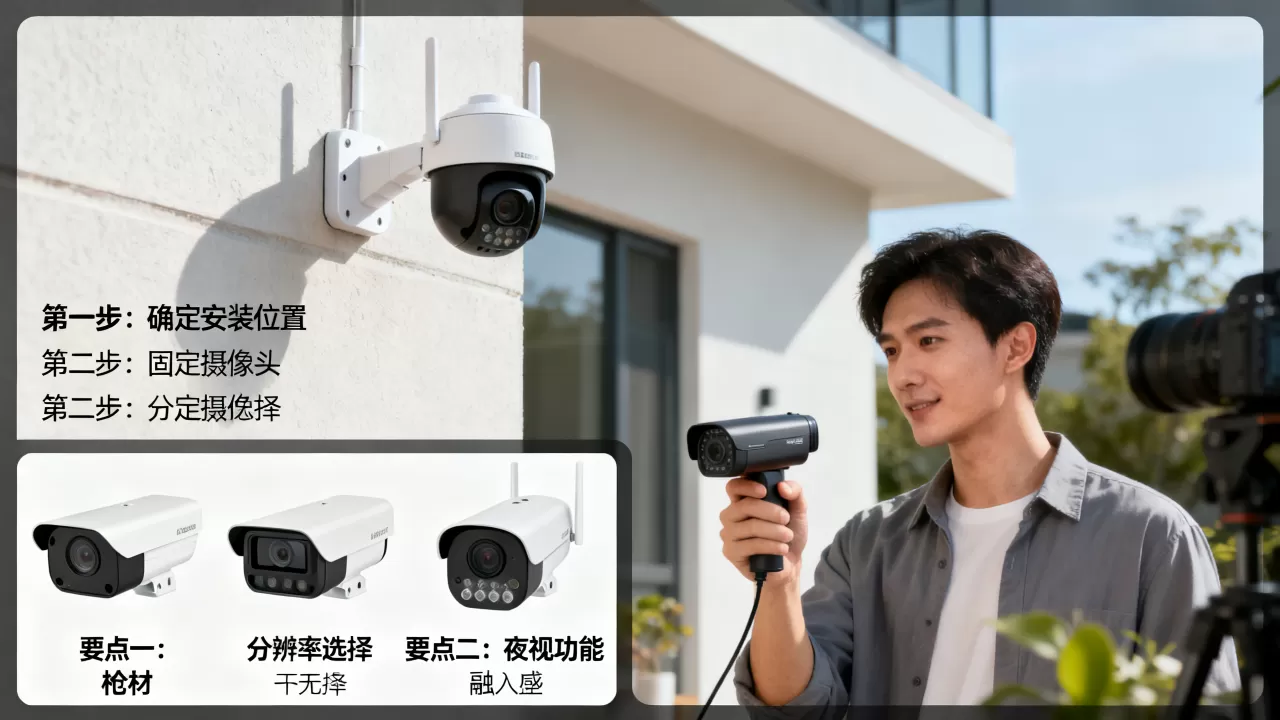 个人视频监控怎么安装？家庭监控摄像头怎么选