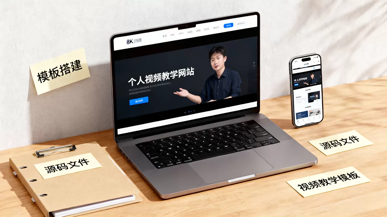 想做个人视频教学网站模板？个人网站模板源码哪里找