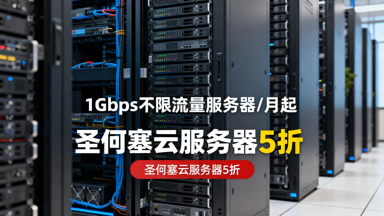 SpinServers八月促销1Gbps不限流量服务器/月起圣何塞云服务器5折，圣何塞云服务器5折怎么买最划算