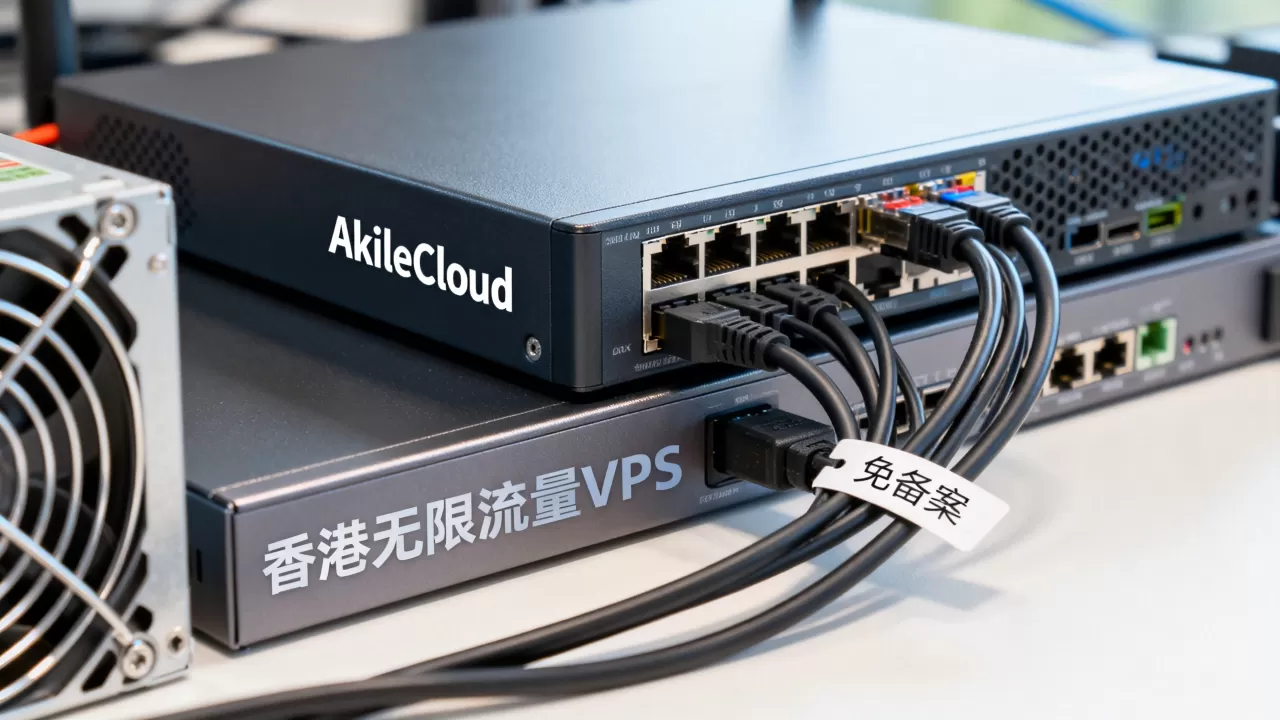 AkileCloud香港无限流量VPS好用吗？香港VPS推荐免备案
