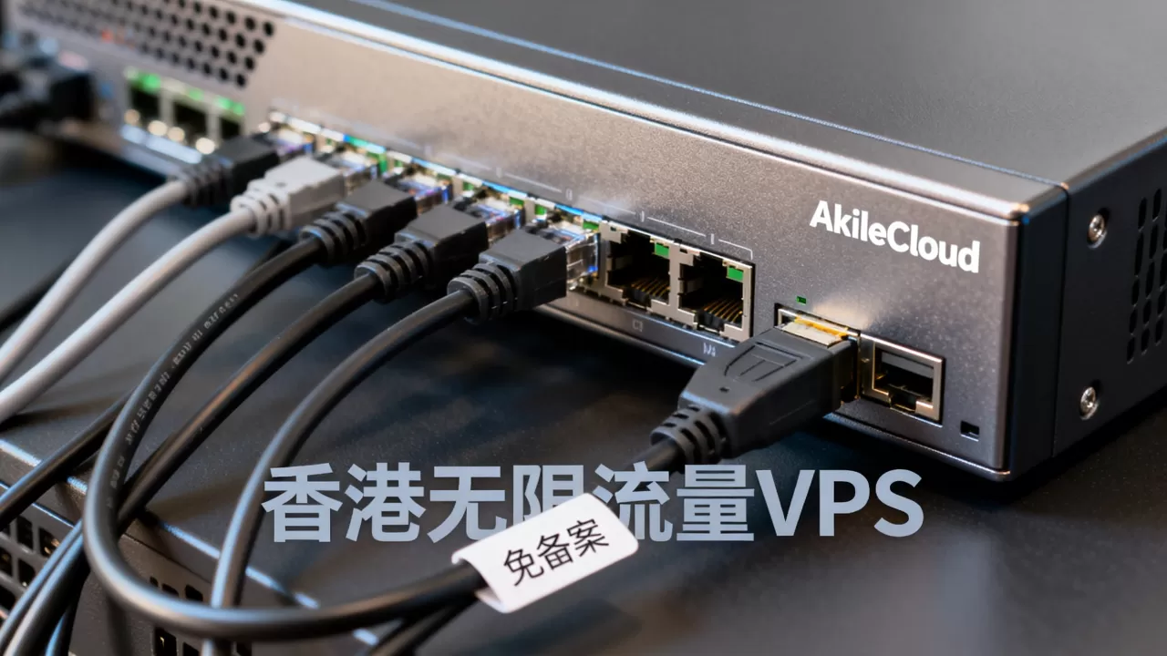 AkileCloud香港无限流量VPS好用吗？香港VPS推荐免备案