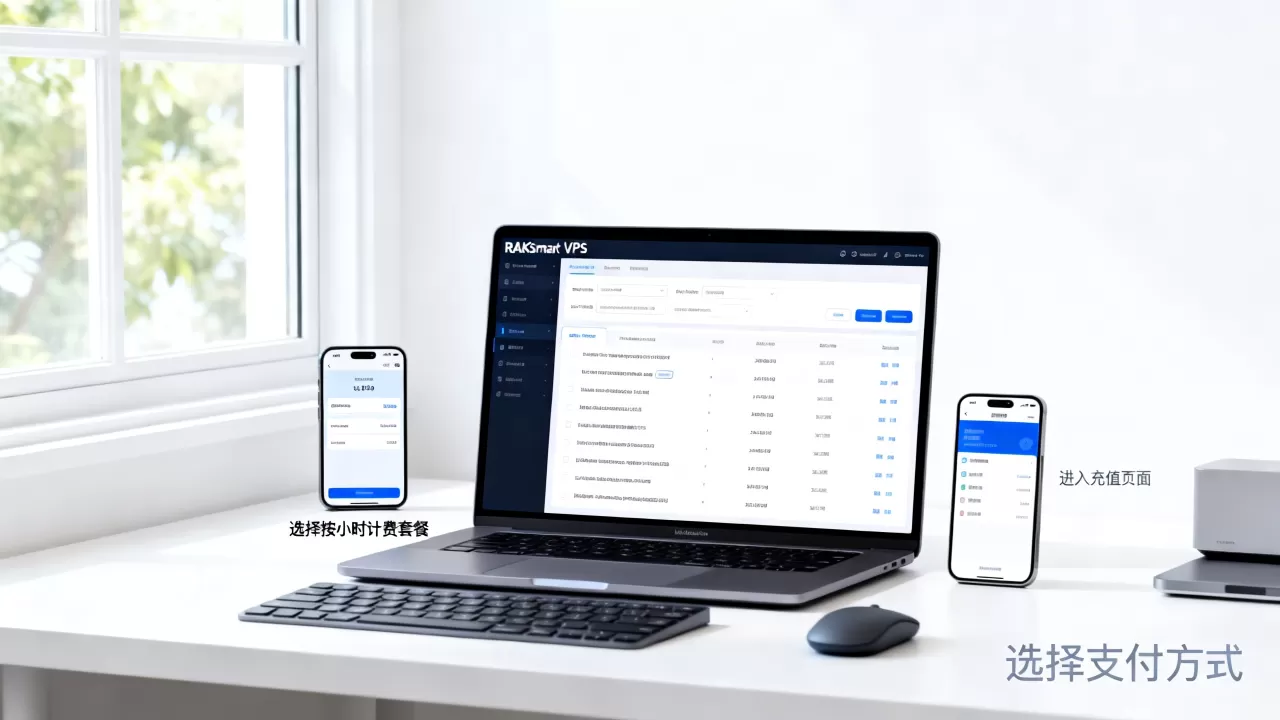 RAKsmart VPS按小时计费怎么买？VPS按小时计费怎么充值