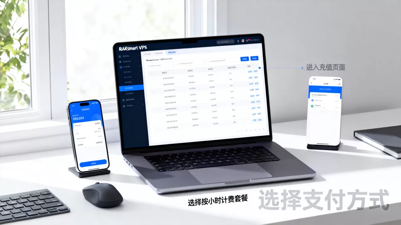 RAKsmart VPS按小时计费怎么买？VPS按小时计费怎么充值