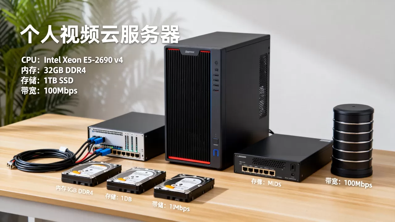 个人视频云服务器怎么配？云服务器配置推荐
