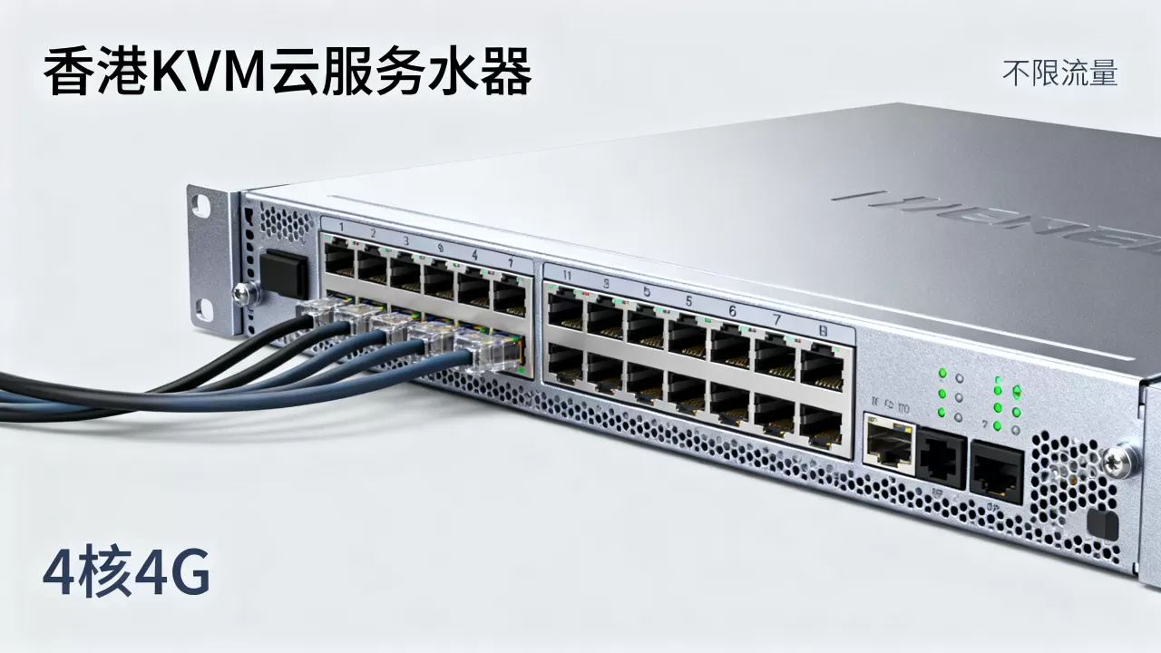 香港KVM云服务器4核4G不限流量好用吗？香港VPS推荐性价比高