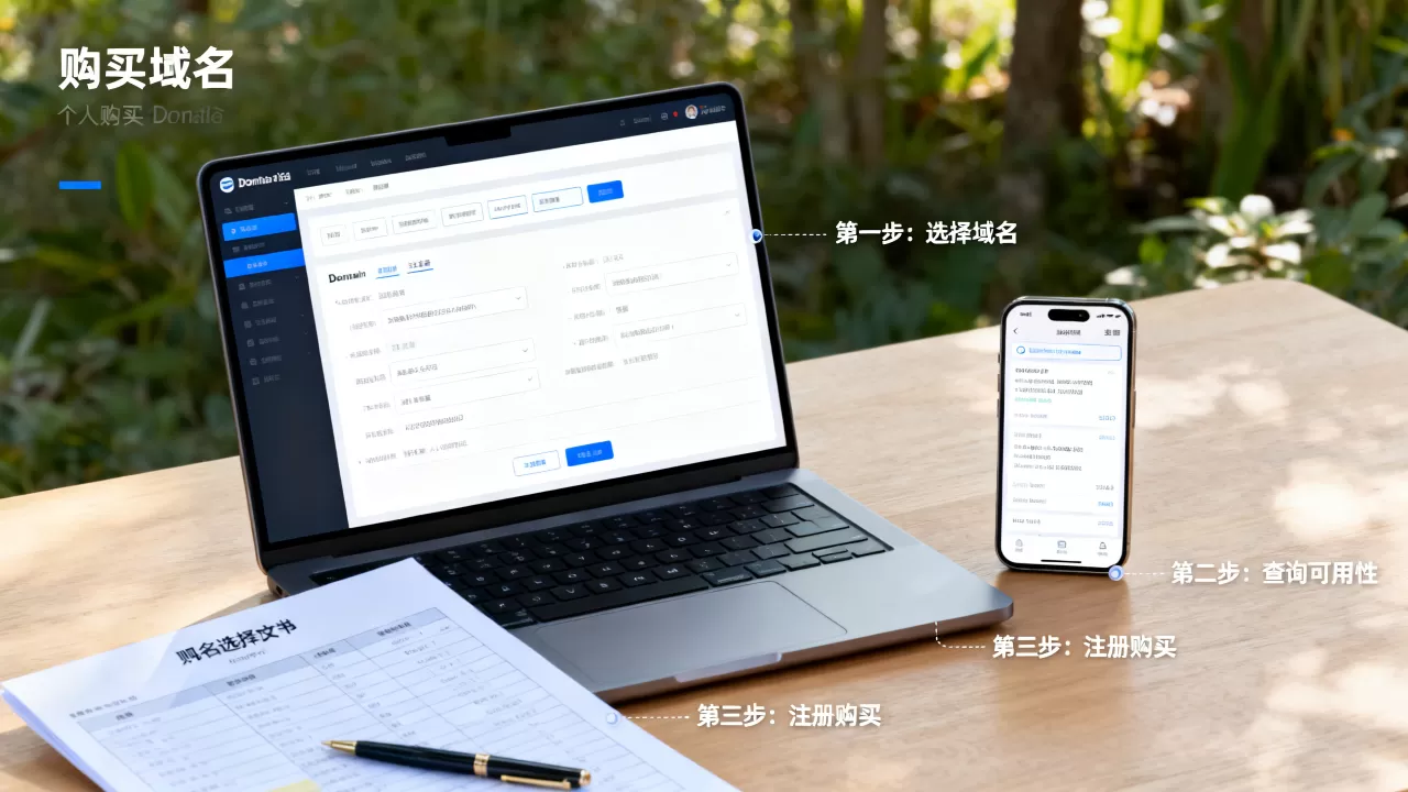 个人购买域名怎么选？域名注册购买流程