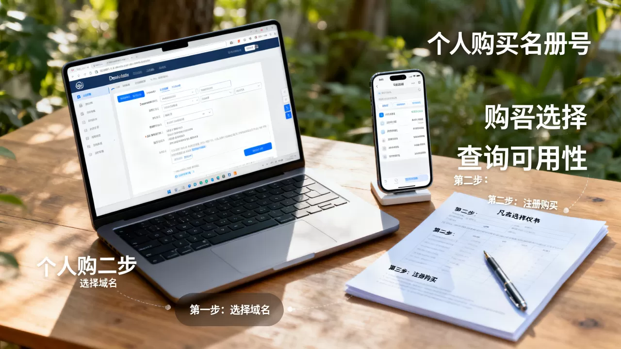 个人购买域名怎么选？域名注册购买流程