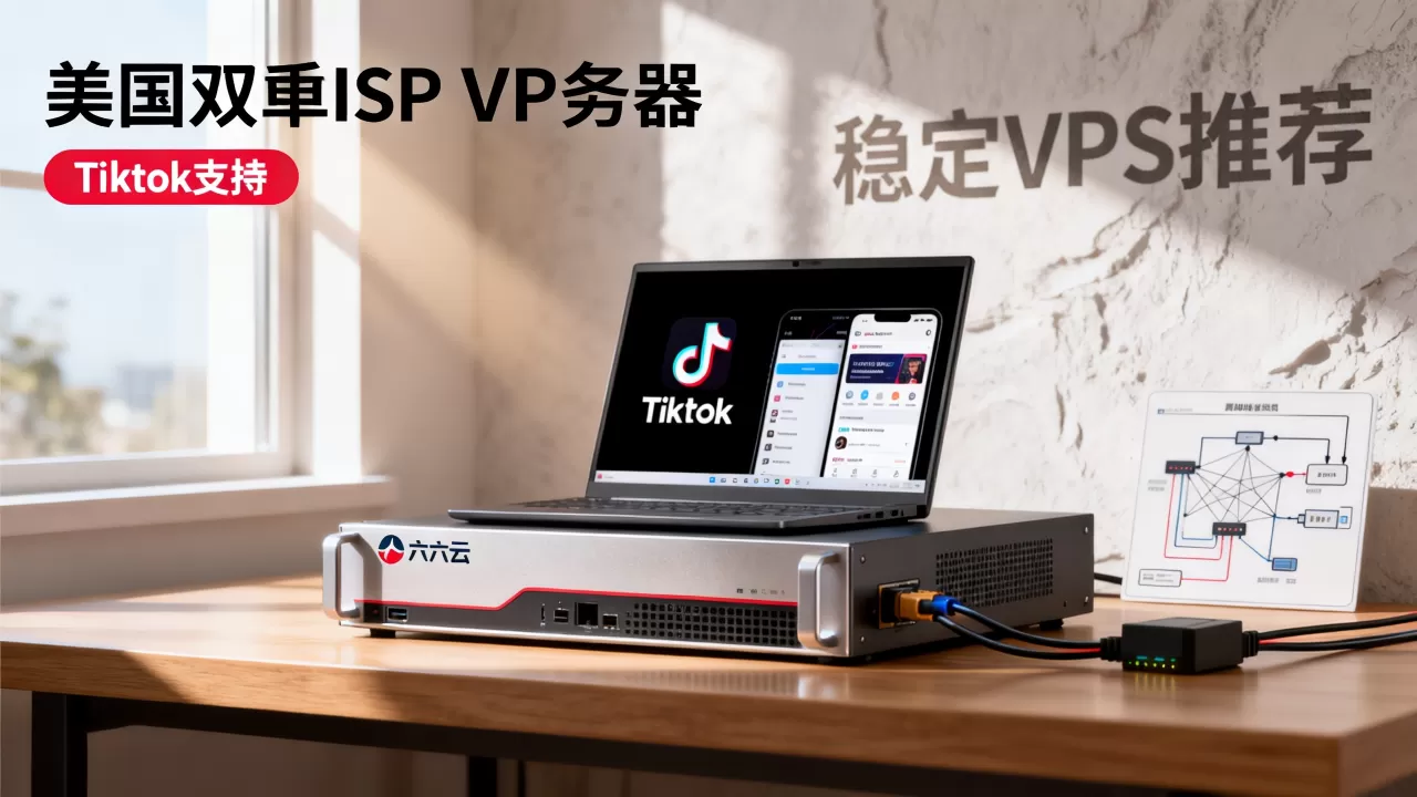 六六云美国双ISP VPS补货支持Tiktok吗？美国VPS推荐哪家稳定