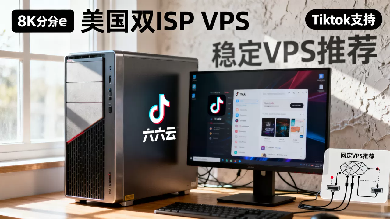 六六云美国双ISP VPS补货支持Tiktok吗？美国VPS推荐哪家稳定