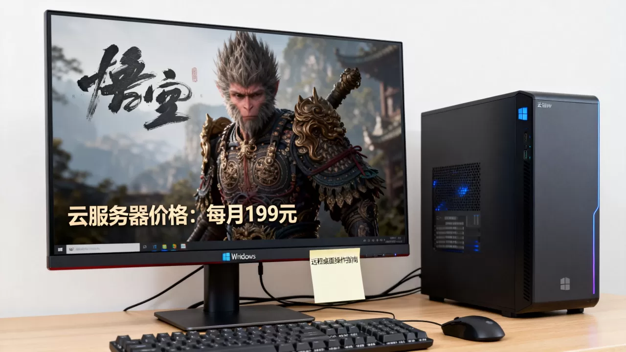远程Windows桌面玩悟空？黑神话悟空云服务器多少钱