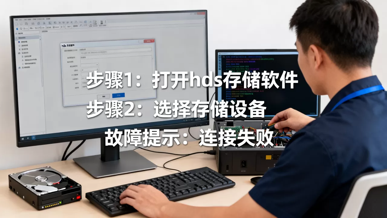 hds存储软件怎么用？hds存储软件故障处理