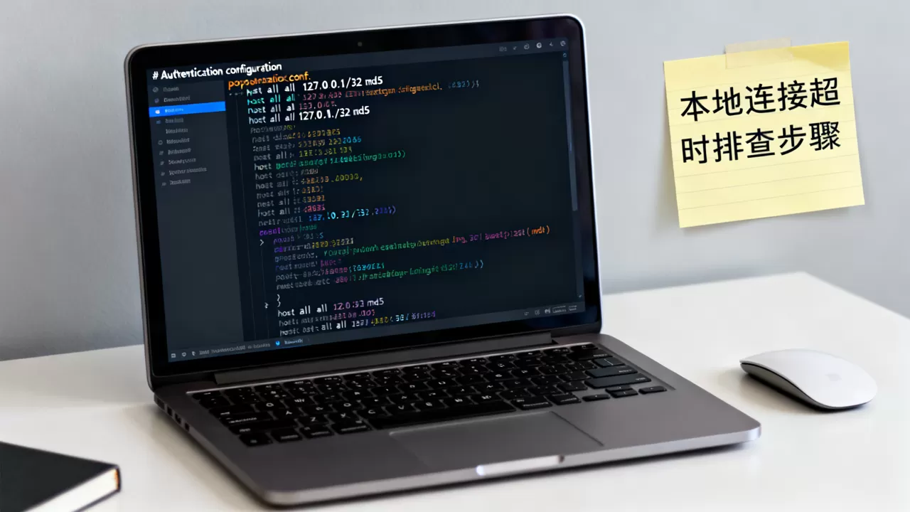 本地连接超时怎么办？postgresql.conf安全和认证配置详解