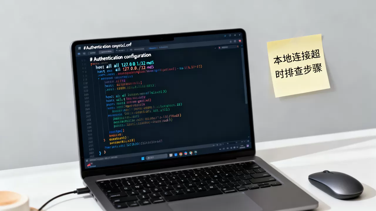 本地连接超时怎么办？postgresql.conf安全和认证配置详解