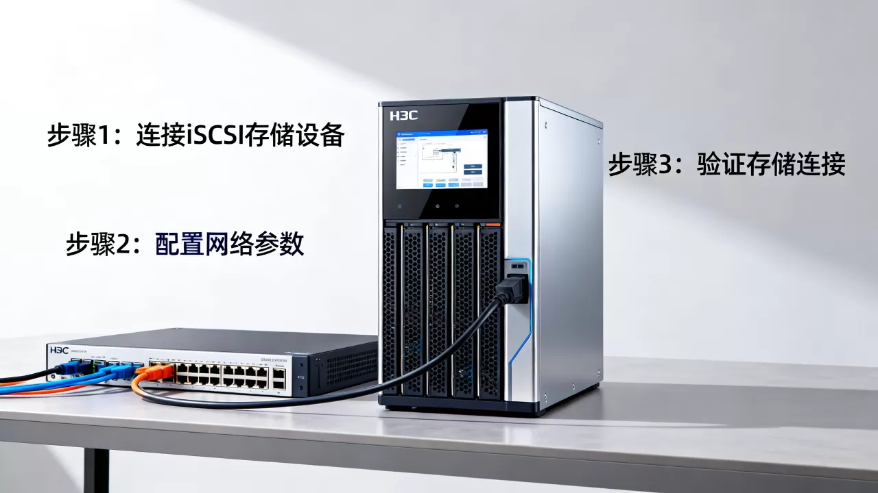 H3C云计算平台iSCSI服务器怎么用？配置教程
