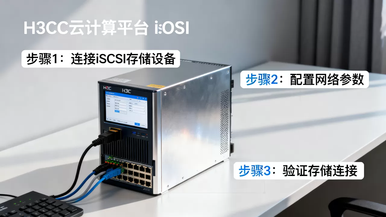 H3C云计算平台iSCSI服务器怎么用？配置教程