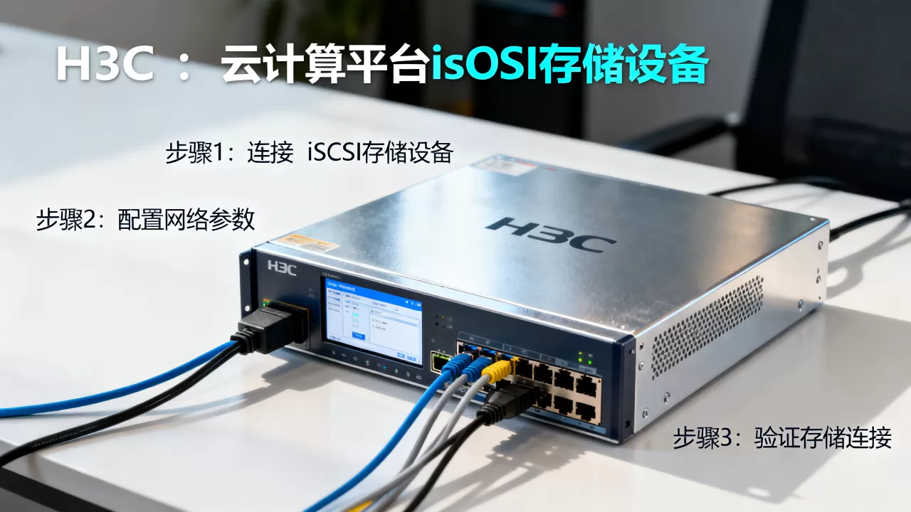 H3C云计算平台iSCSI服务器怎么用？配置教程