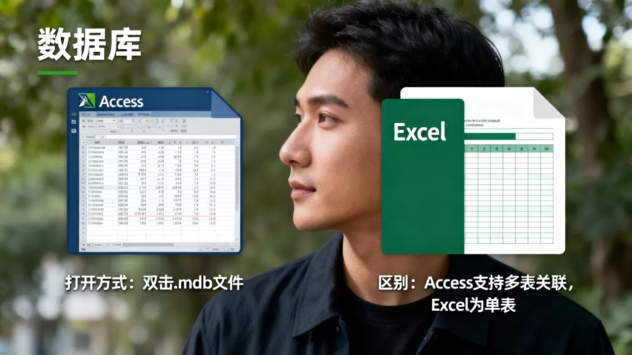 access数据库怎么打开？access数据库与excel的区别