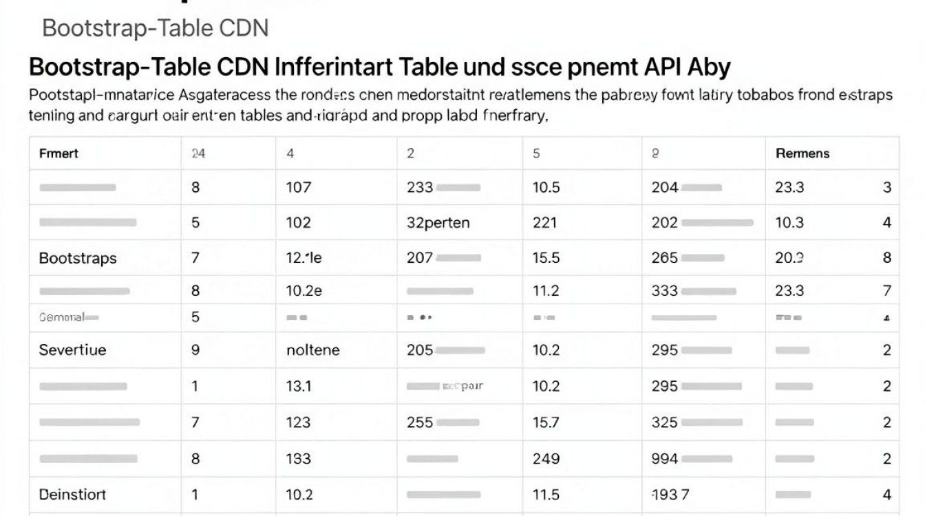 bootstraptable cdn