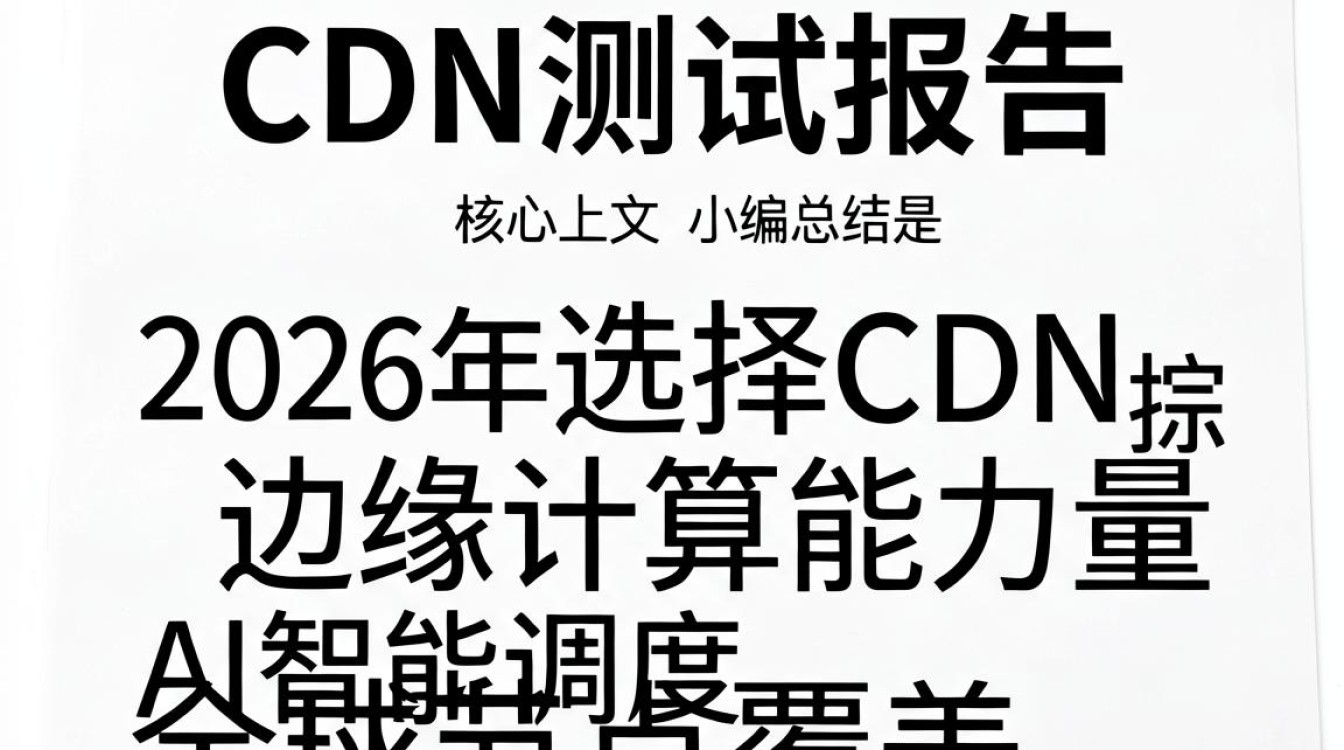 cdn测试报告 cdn测试报告