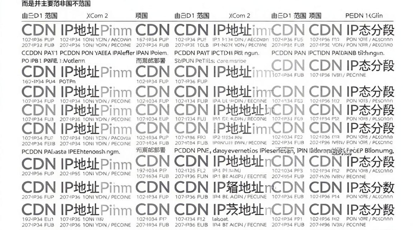 cdn ip地址范围 cdn ip地址范围