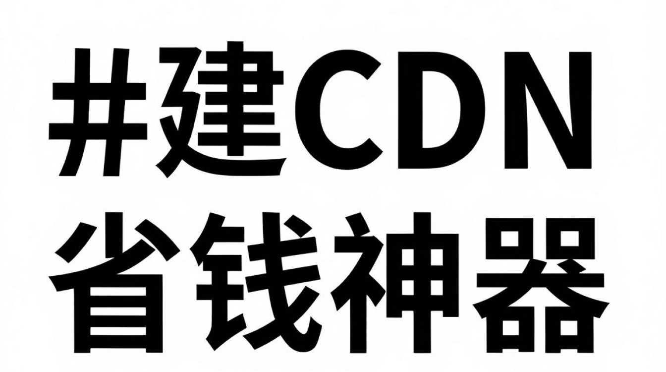 自建cdn费用 自建cdn费用