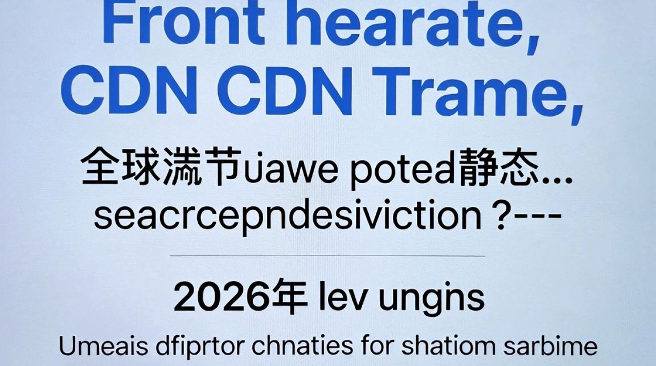前端 cdn托管 前端 cdn托管