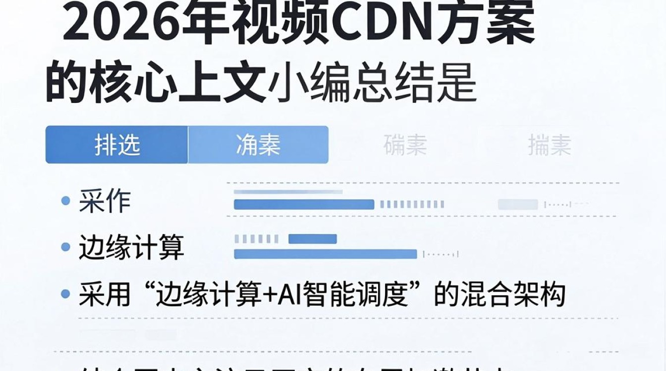 视频cdn方案，视频cdn方案是什么