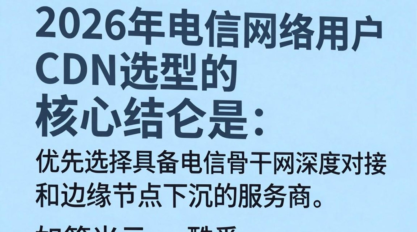 电信CDN节点对速度影响大吗？电信CDN节点选择