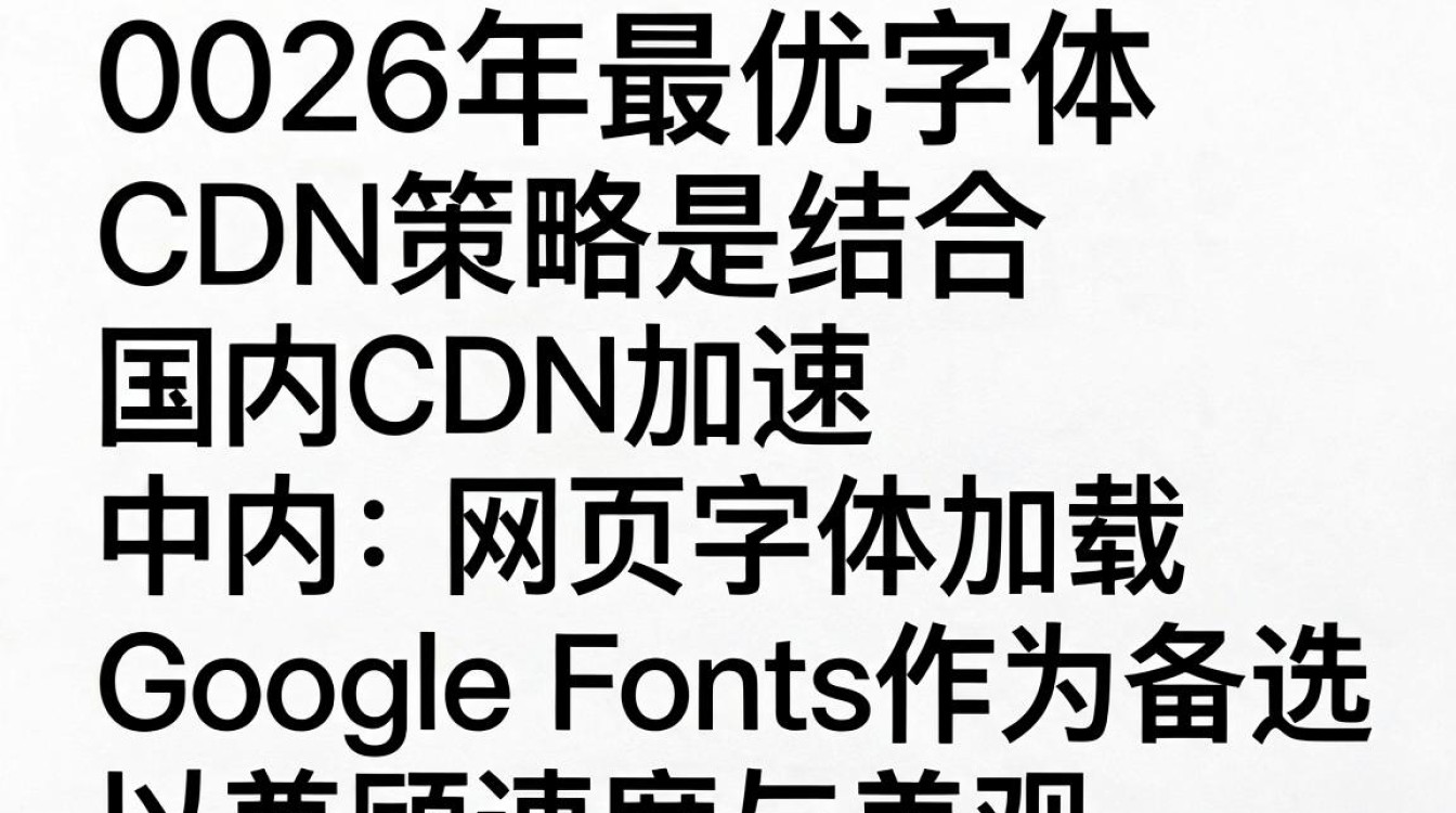 网站前端字体CDN加速原理是什么，字体加载慢怎么优化解决