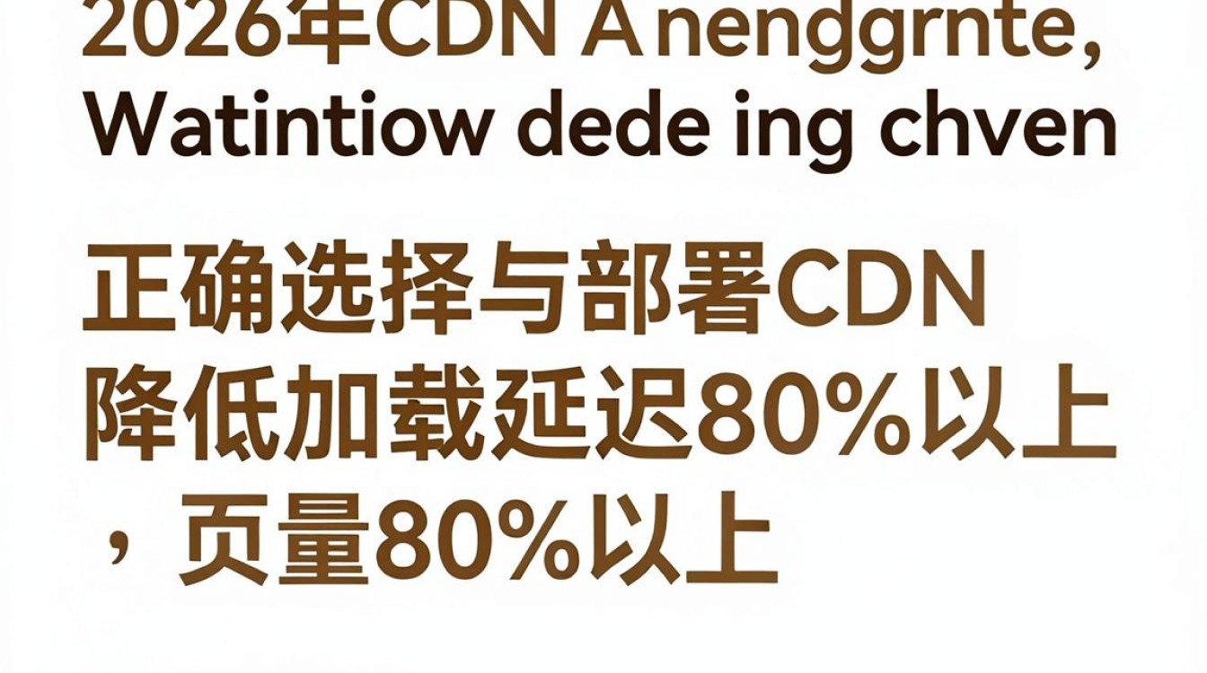 建设一个CDN网络需要哪些条件？，CDN网络建设条件