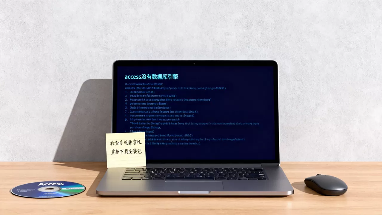 为什么提示access没有数据库引擎？access数据库引擎安装失败怎么解决