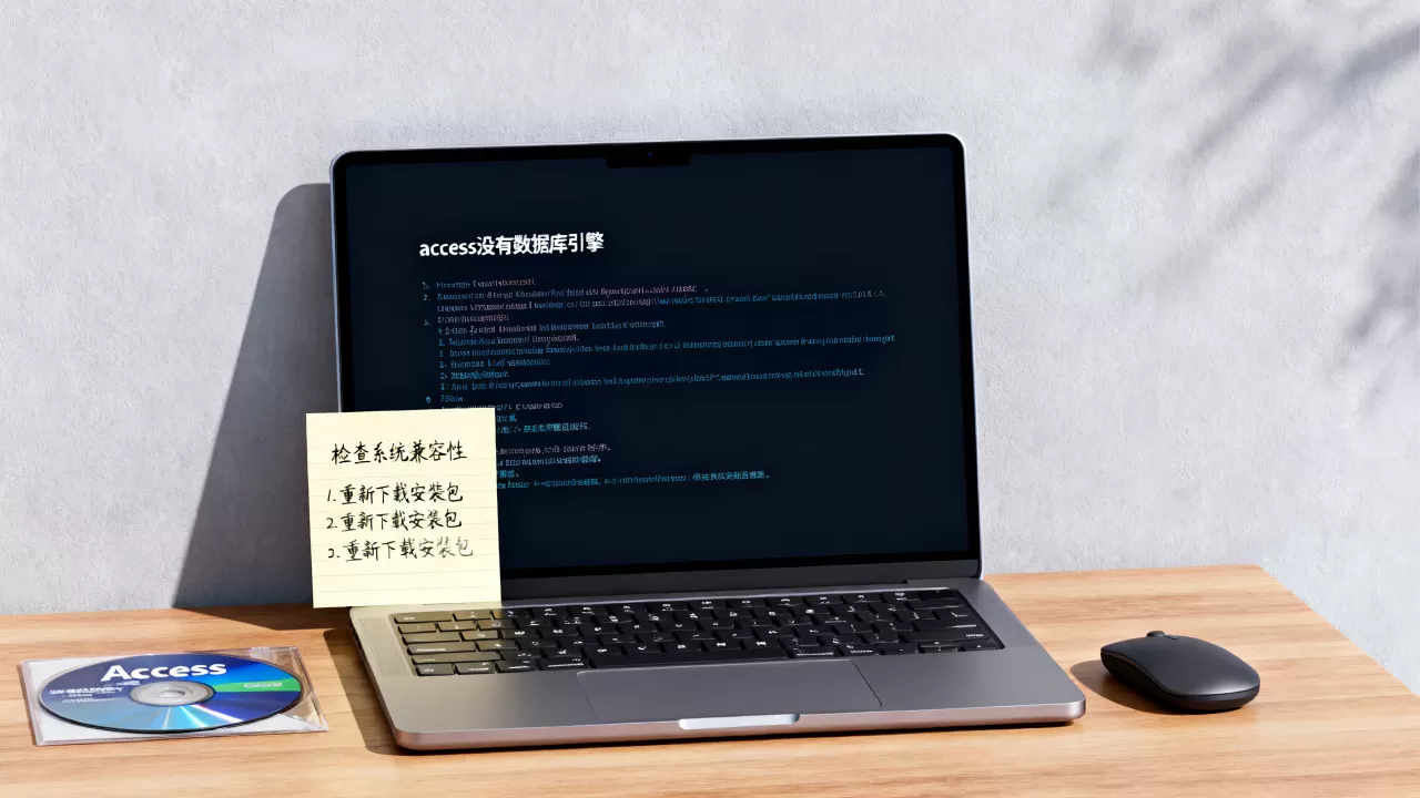 为什么提示access没有数据库引擎？access数据库引擎安装失败怎么解决