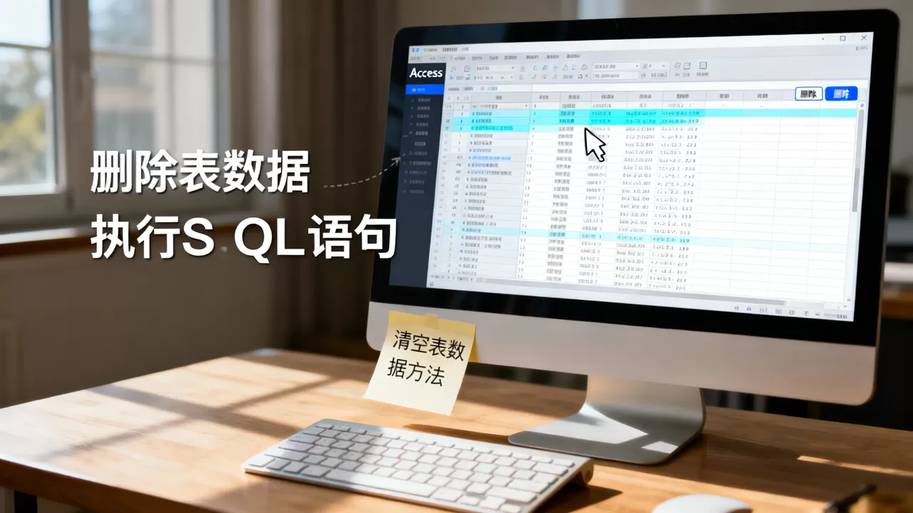Access数据库怎么清空？Access清空表数据方法