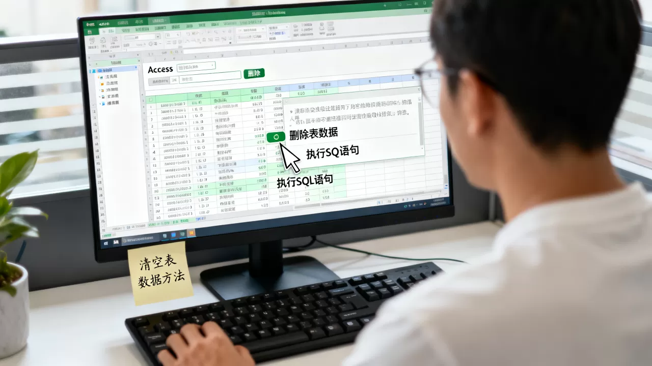 Access数据库怎么清空？Access清空表数据方法