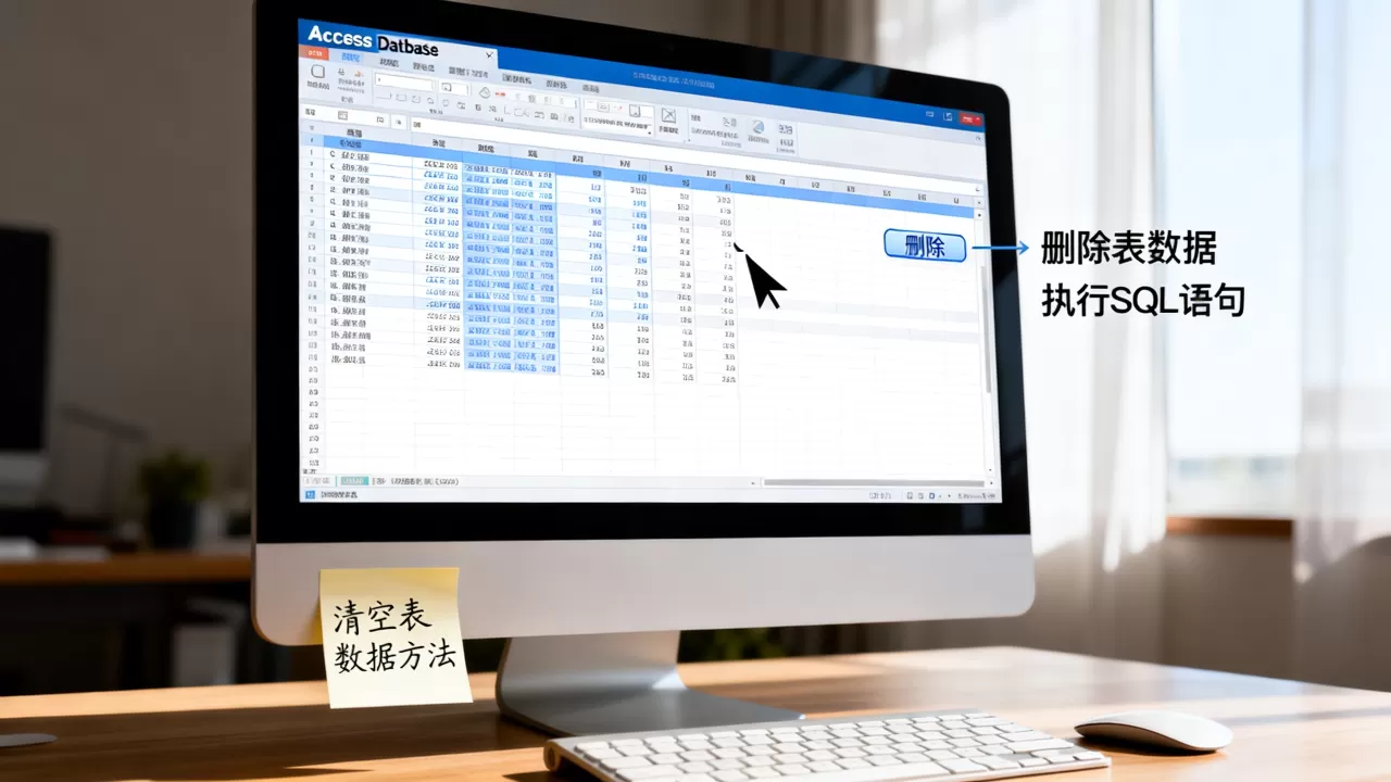 Access数据库怎么清空？Access清空表数据方法