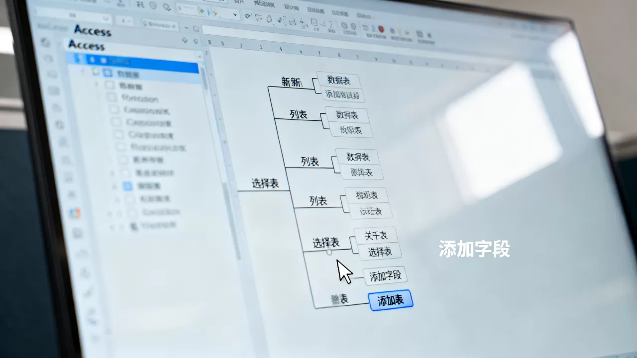 Access查询怎么添加新数据库表？access如何新建查询添加表
