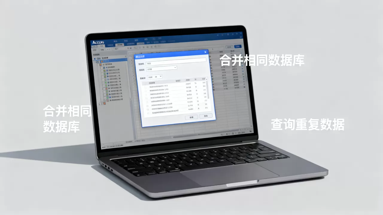 Access查询如何合并相同数据库？access合并查询重复数据