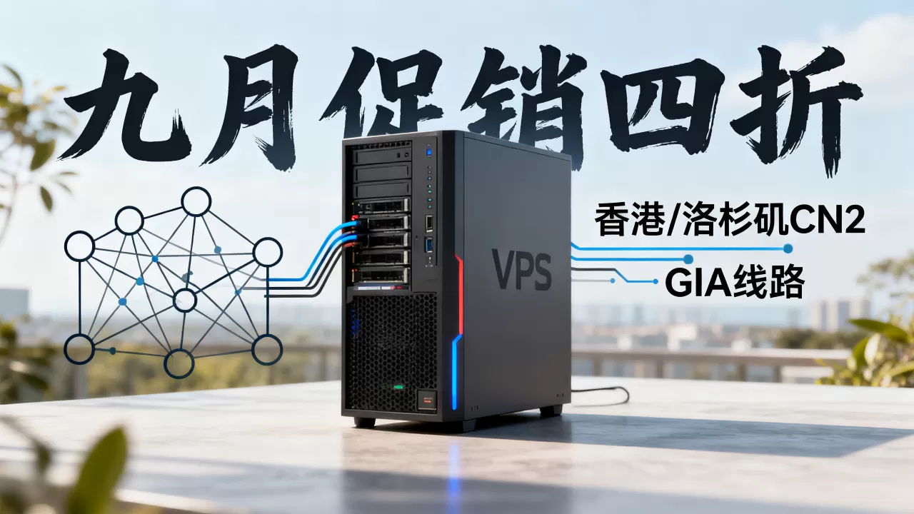 10gbiz九月促销四折VPS值得买吗，香港洛杉矶CN2 GIA线路VPS价格