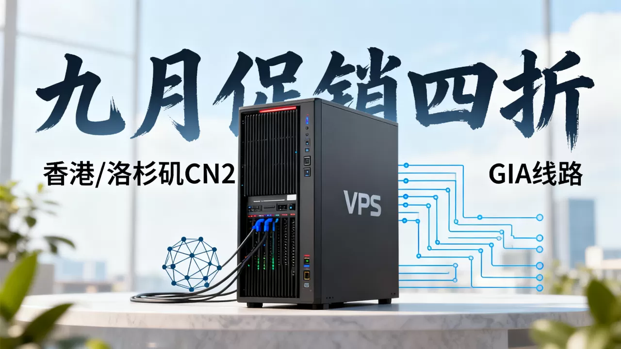 10gbiz九月促销四折VPS值得买吗，香港洛杉矶CN2 GIA线路VPS价格