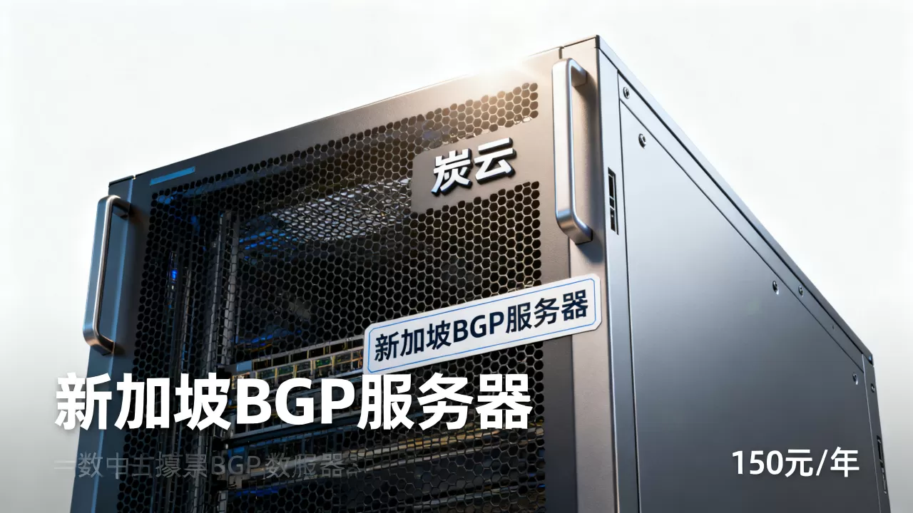 炭云新加坡BGP服务器150元/年怎么样？新加坡BGP服务器租用推荐