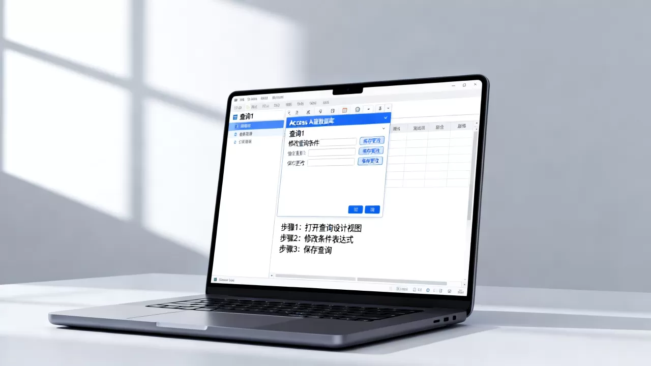 access怎么修改数据库查询？access查询修改数据库教程