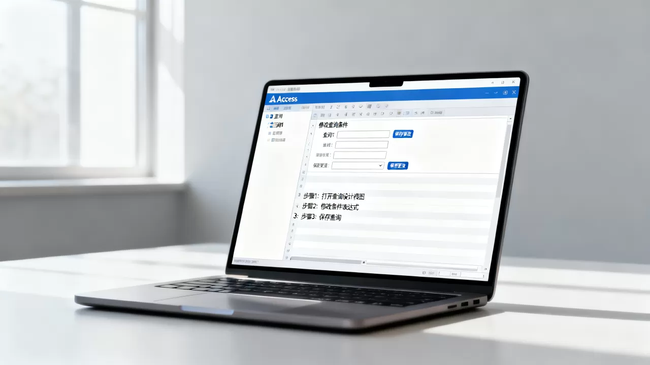 access怎么修改数据库查询？access查询修改数据库教程