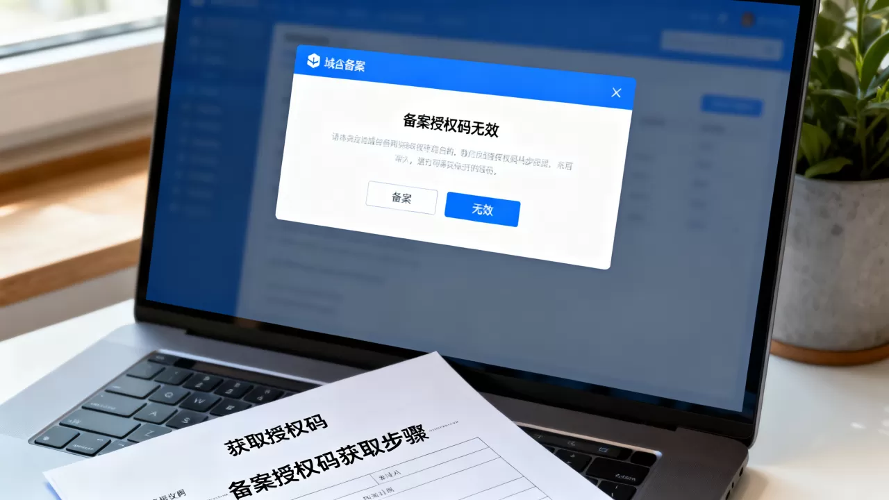 为什么提示备案授权码无效？域名备案授权码怎么获取