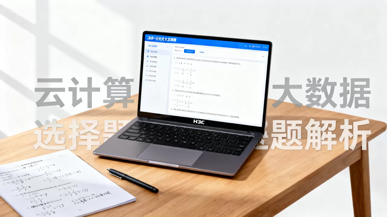 H3C云计算大数据选择题怎么做？