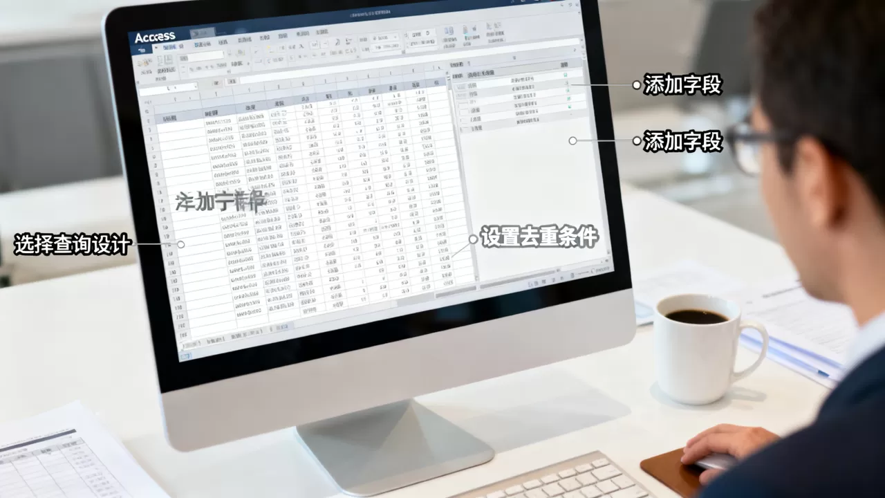access查询不重复数据怎么操作？access查询去重方法