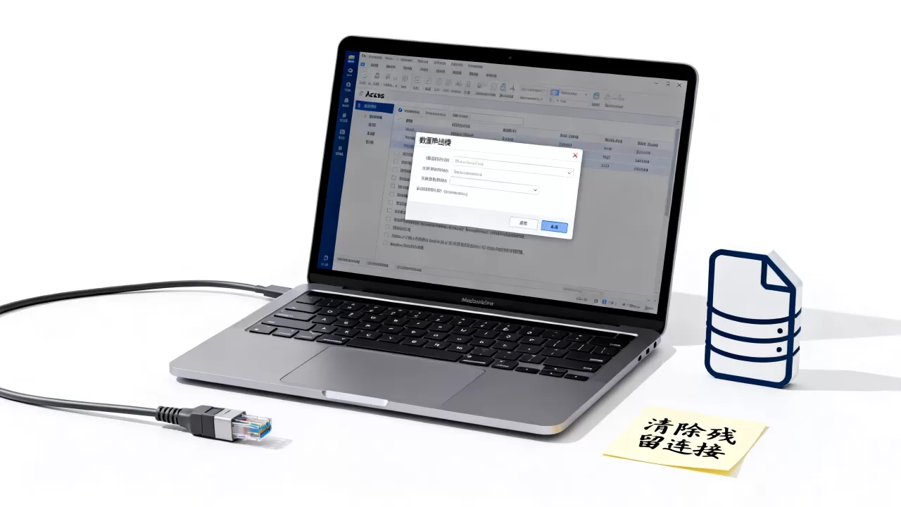 Access查询为何无法删除数据库连接？如何彻底清除残留连接