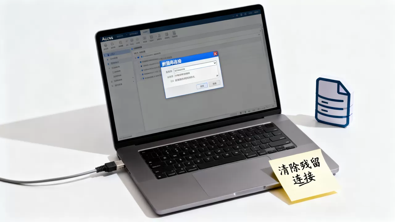 Access查询为何无法删除数据库连接？如何彻底清除残留连接