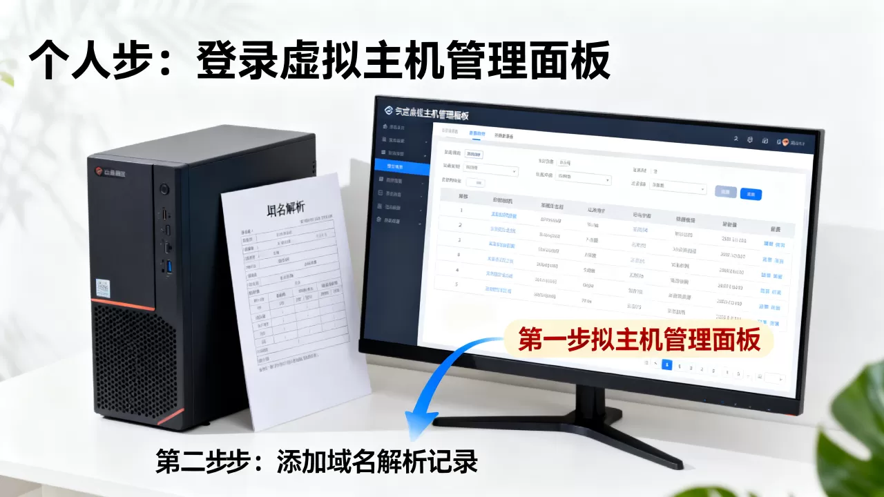 买了个人虚拟主机怎么设置？虚拟主机绑定域名教程