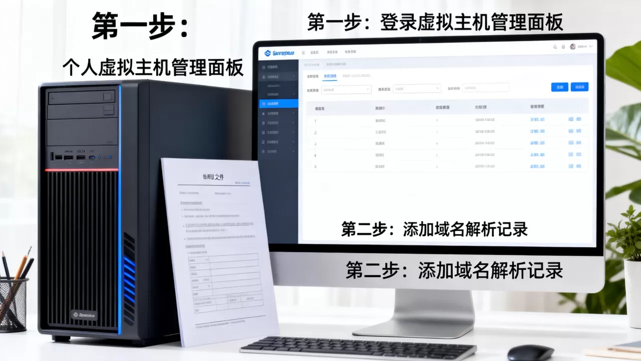 买了个人虚拟主机怎么设置？虚拟主机绑定域名教程