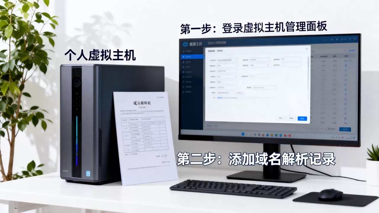 买了个人虚拟主机怎么设置？虚拟主机绑定域名教程